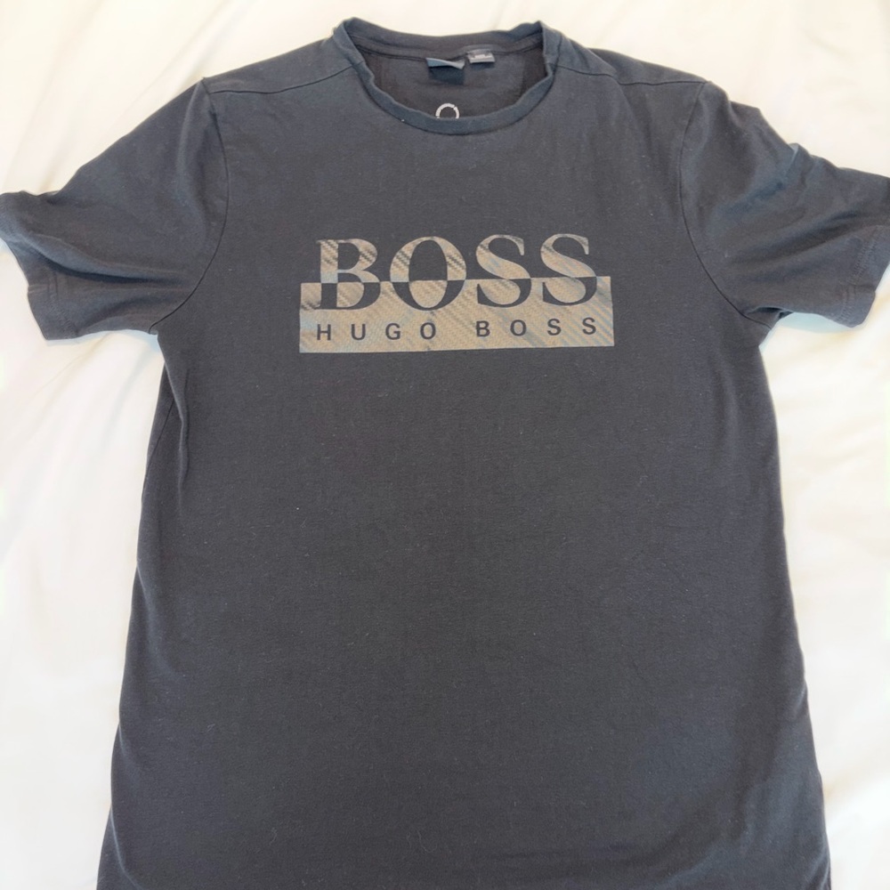 Hugo Boss Charcoal Logo T-Shirt